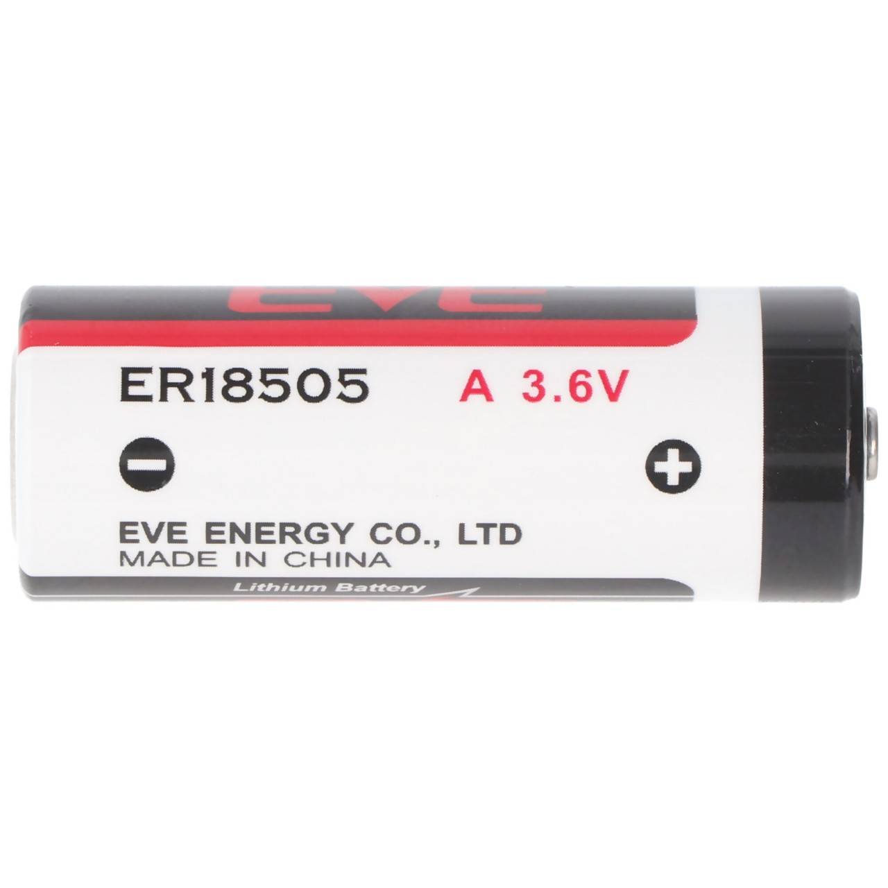 EVE ER18505 Lithium Batterie 3,6 Volt 3800 mAh Li-SOCl2 Batterie ER18505-3