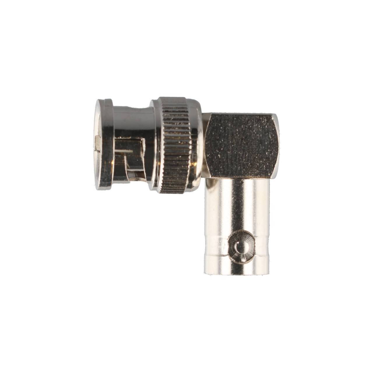 Goobay BNC-Winkelstecker > Kupplung mit vergoldeten Kontakten-2