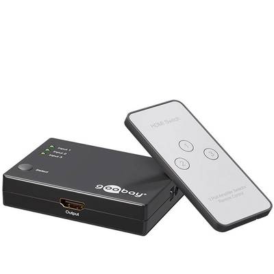 HDMI-Switch 3in1  goobay     1080p
