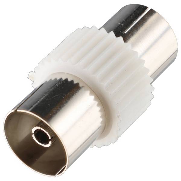 Goobay Koax-Adapter: Koax-Buchse > Koax-Buchse Kunststoff