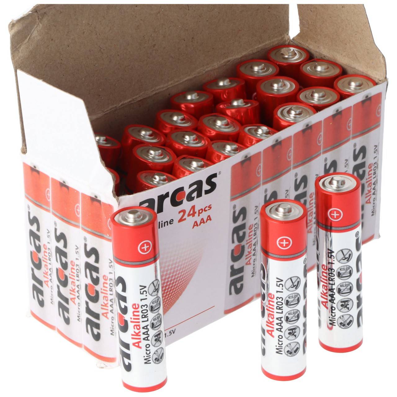 Alkaline Batterie LR03, AAA, Micro, 1,5V 24 Stück im Karton-2