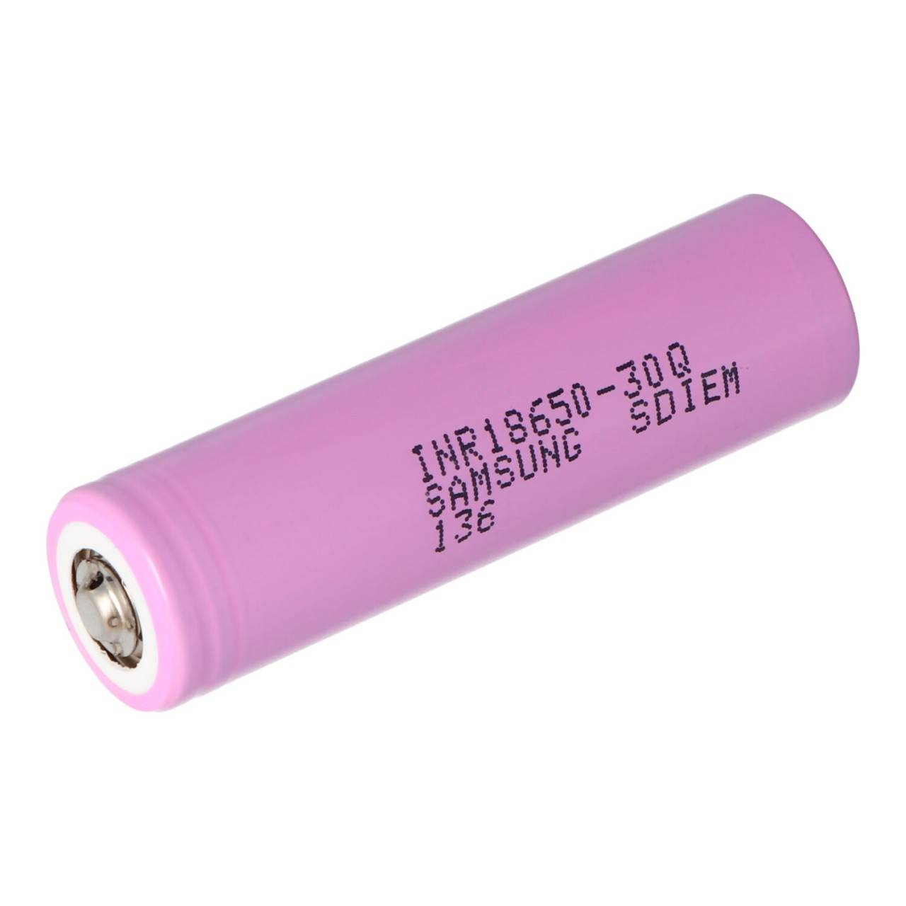 Samsung INR18650-30Q - 3,6V bis 3,7V, 3000mAh 15A Button Top Abmessungen 66x18,3mm beachten-3