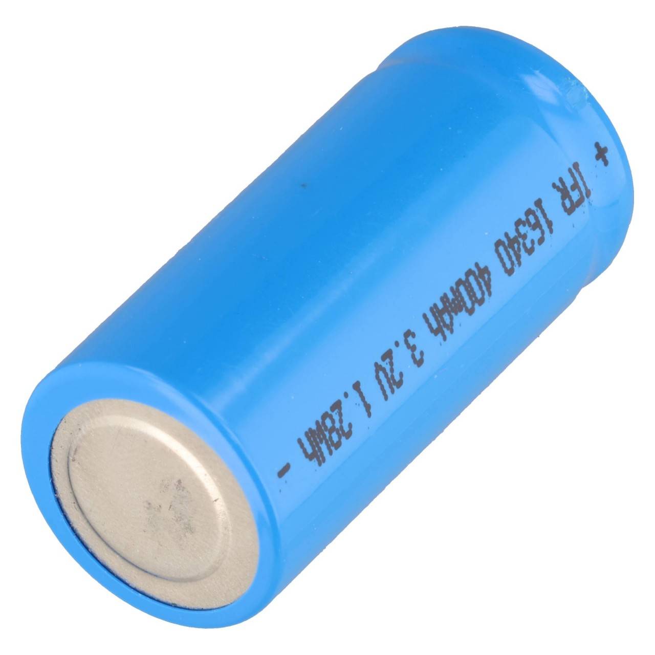 IFR 16340 400mAh 3,2V LiFePo4 Akku Button Top ungeschützt, 16,5x36,1mm-4