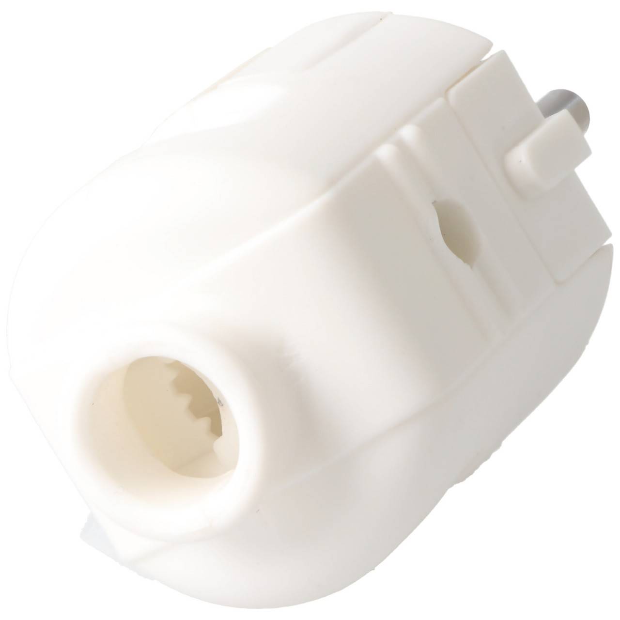 Schukostecker weiß, Schutzkontaktstecker weiss, Schuko-Stecker mit Zugentlastung IP44 16A 250V, mit doppeltem...-1