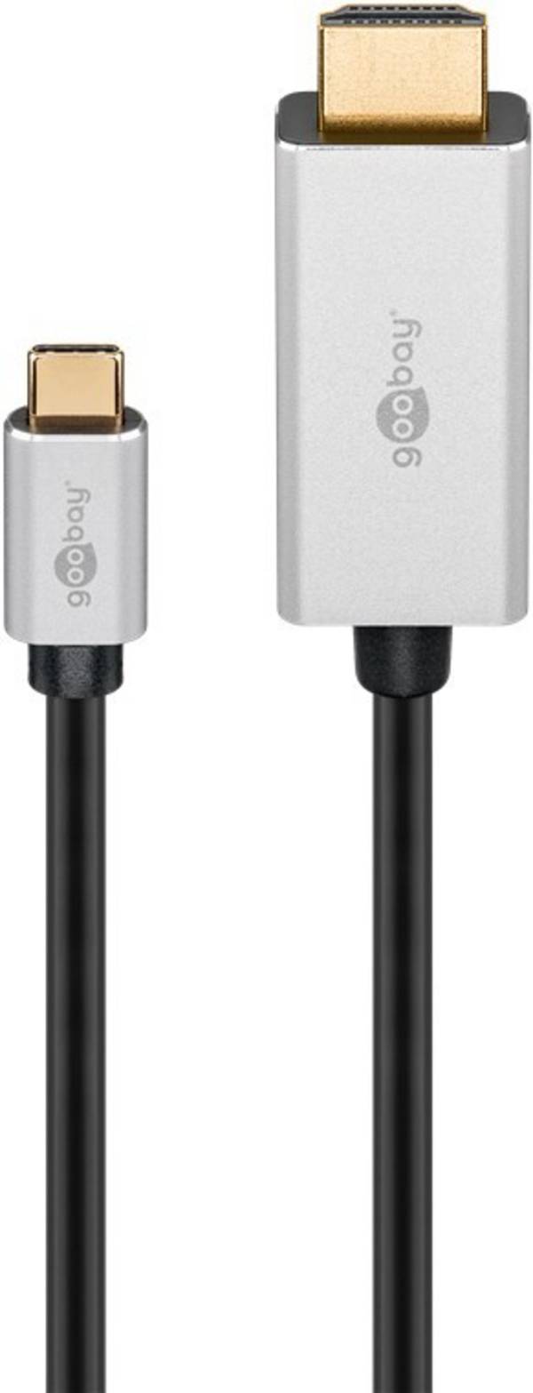 Goobay Adapterkabel USB-C™ auf HDMI™, 2 m USB-C™-Stecker > HDMI™-Stecker (Typ A)