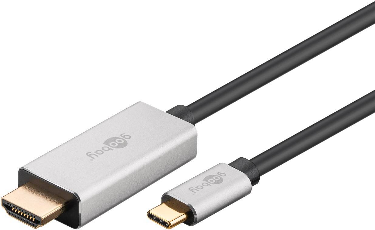Goobay Adapterkabel USB-C™ auf HDMI™, 2 m USB-C™-Stecker > HDMI™-Stecker (Typ A)-2