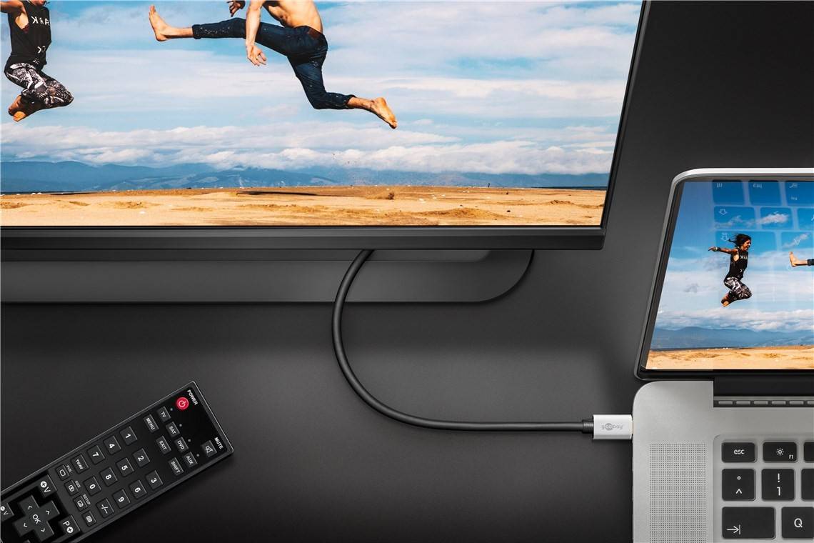 Goobay Adapterkabel USB-C™ auf HDMI™, 2 m USB-C™-Stecker > HDMI™-Stecker (Typ A)-3