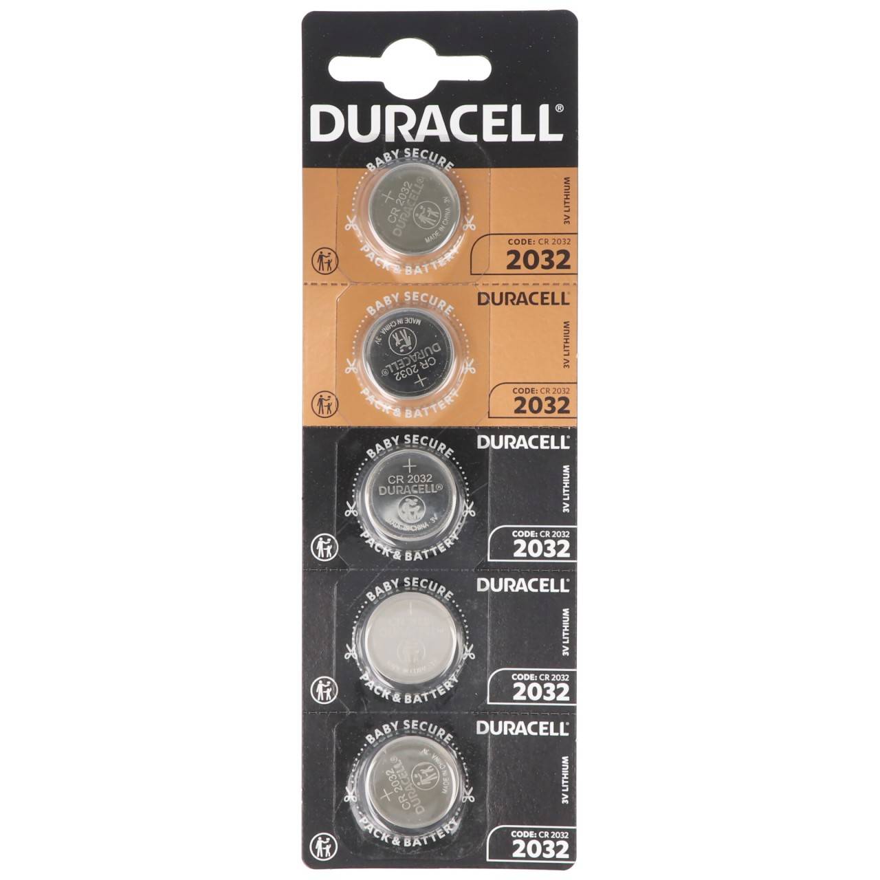 5x Duracell CR2032 Lithium Batterie 3 Volt mit bis zu 180mAh Kapazität-0