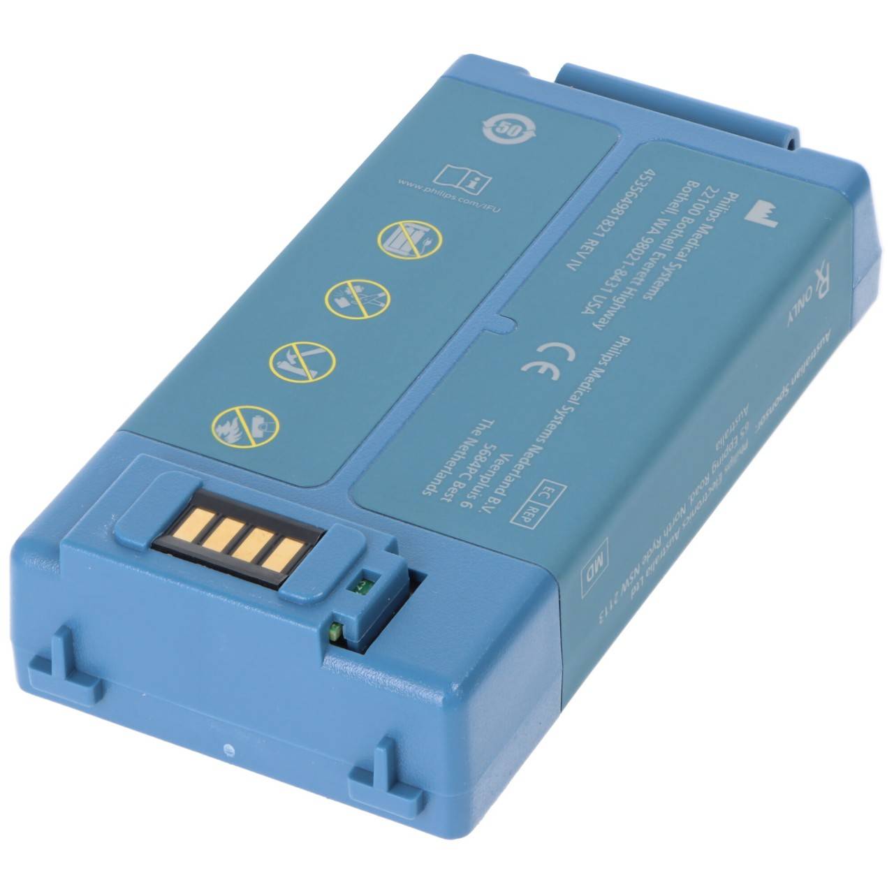 Original Lithiumbatterie M5070A Philips Heartstart HS1, FRx-1