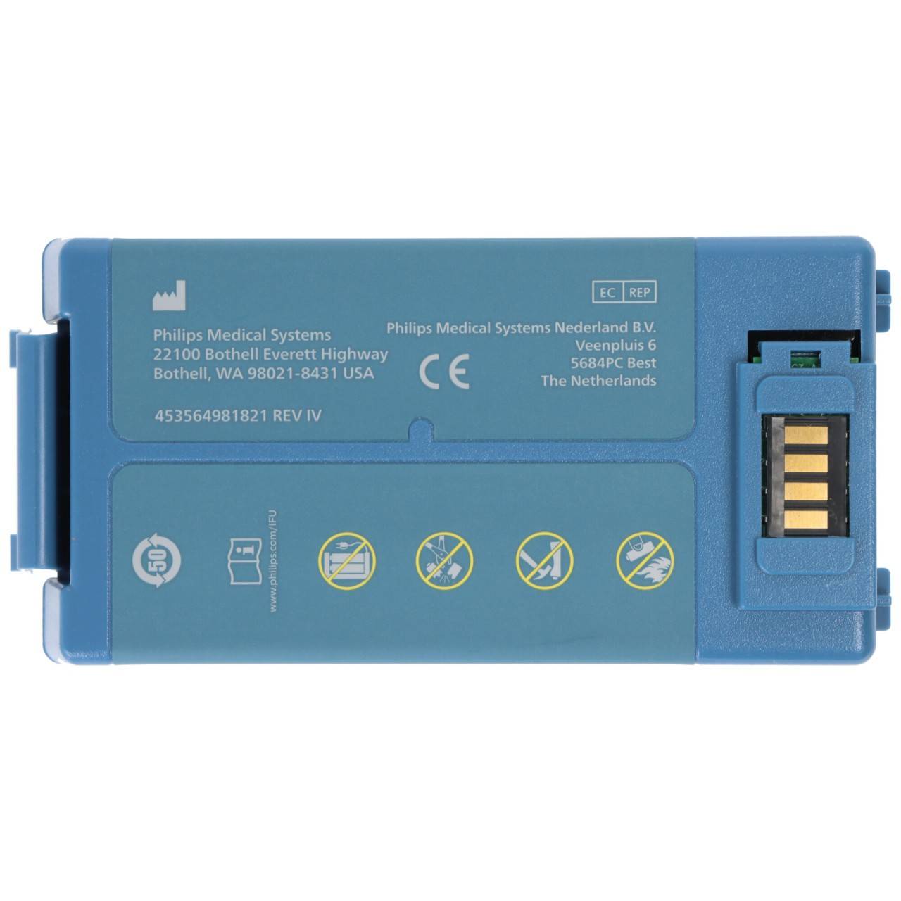 Original Lithiumbatterie M5070A Philips Heartstart HS1, FRx-4