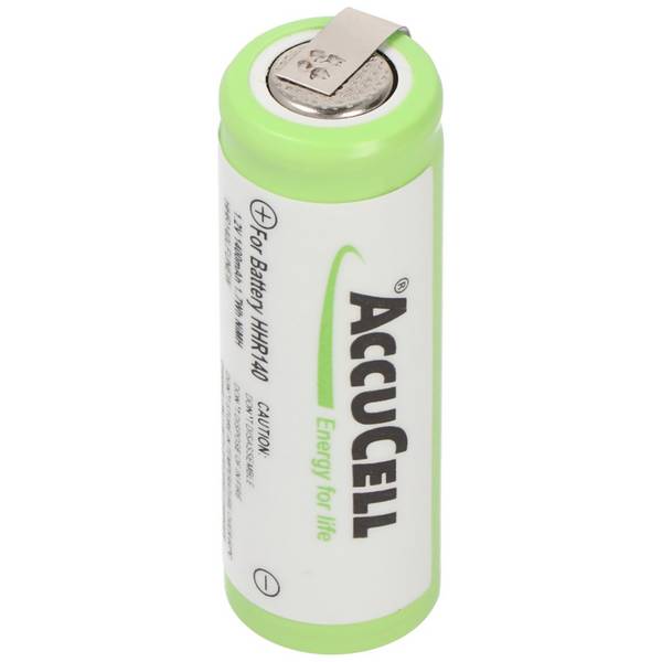 AccuCell NiMH Akku 1,2V 1400mAh 4/5AA mit Lötfahne U-Form
