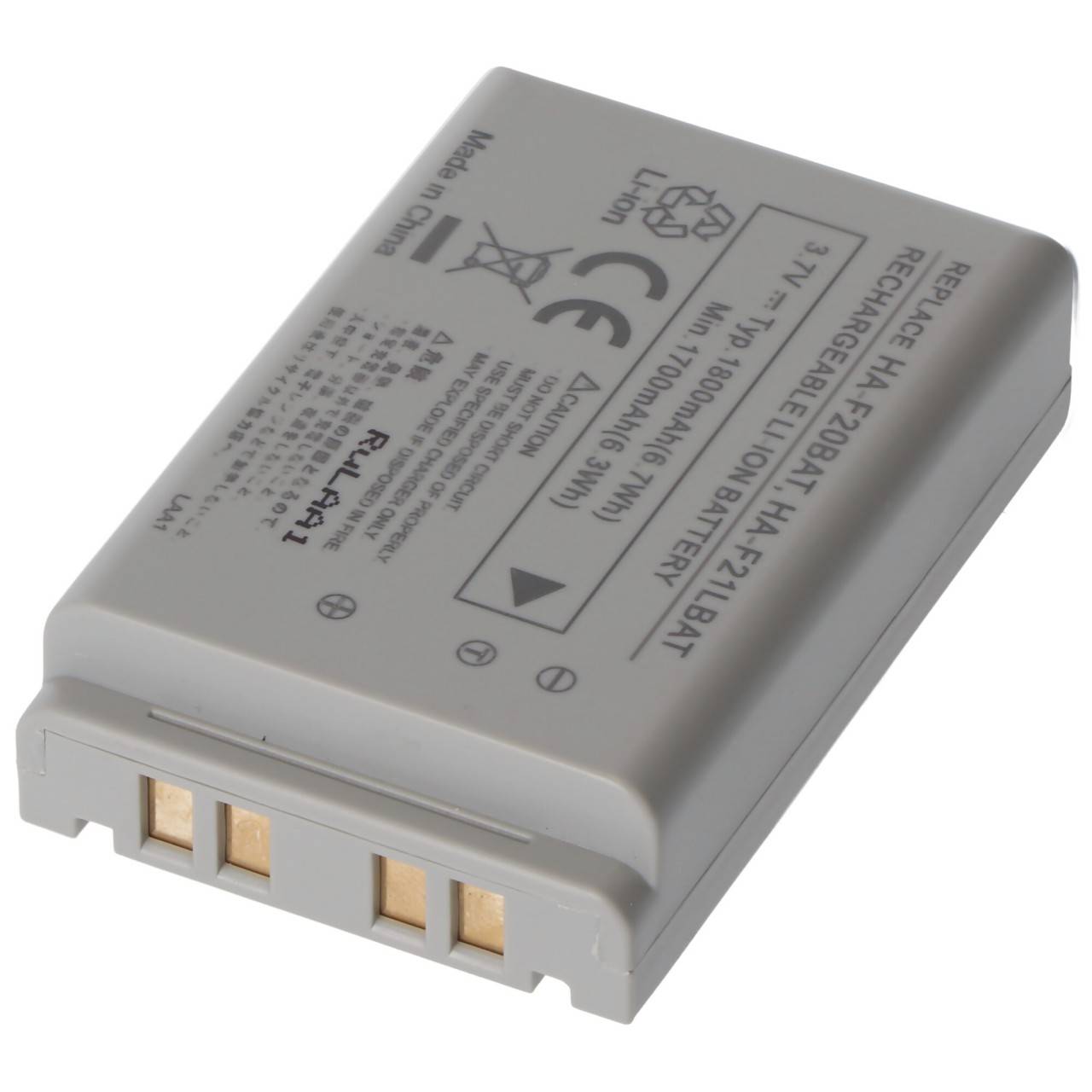 Akku passend für Casio DT-X7, DT-X7M10E, DT-X7M30E, HA-F20BAT, HA-F21LBAT, 3,7V 1800mAh-1