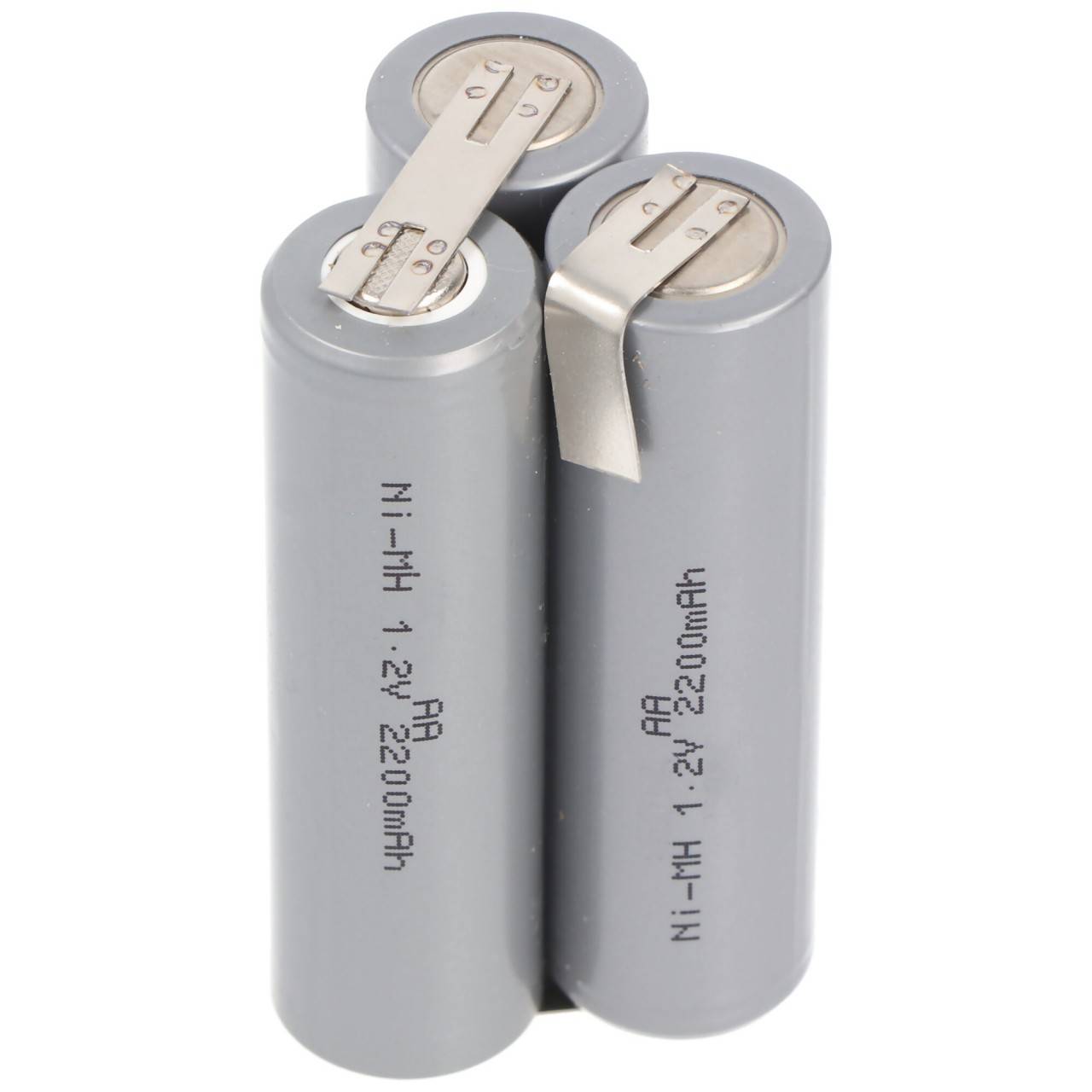 AccuCell NiMH Akku 3,6Volt 1900-2100mAh Mignon AA AkkuPack mit Lötfahne, 50,3x28,6x28,6mm-3