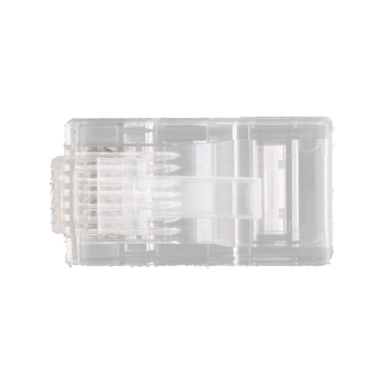 Goobay RJ45-Westernstecker für Flachkabel, 8 polig zum Crimpen an Telefonflachkabel, ungeschirmt RJ45-Stecker (8P8C)-4