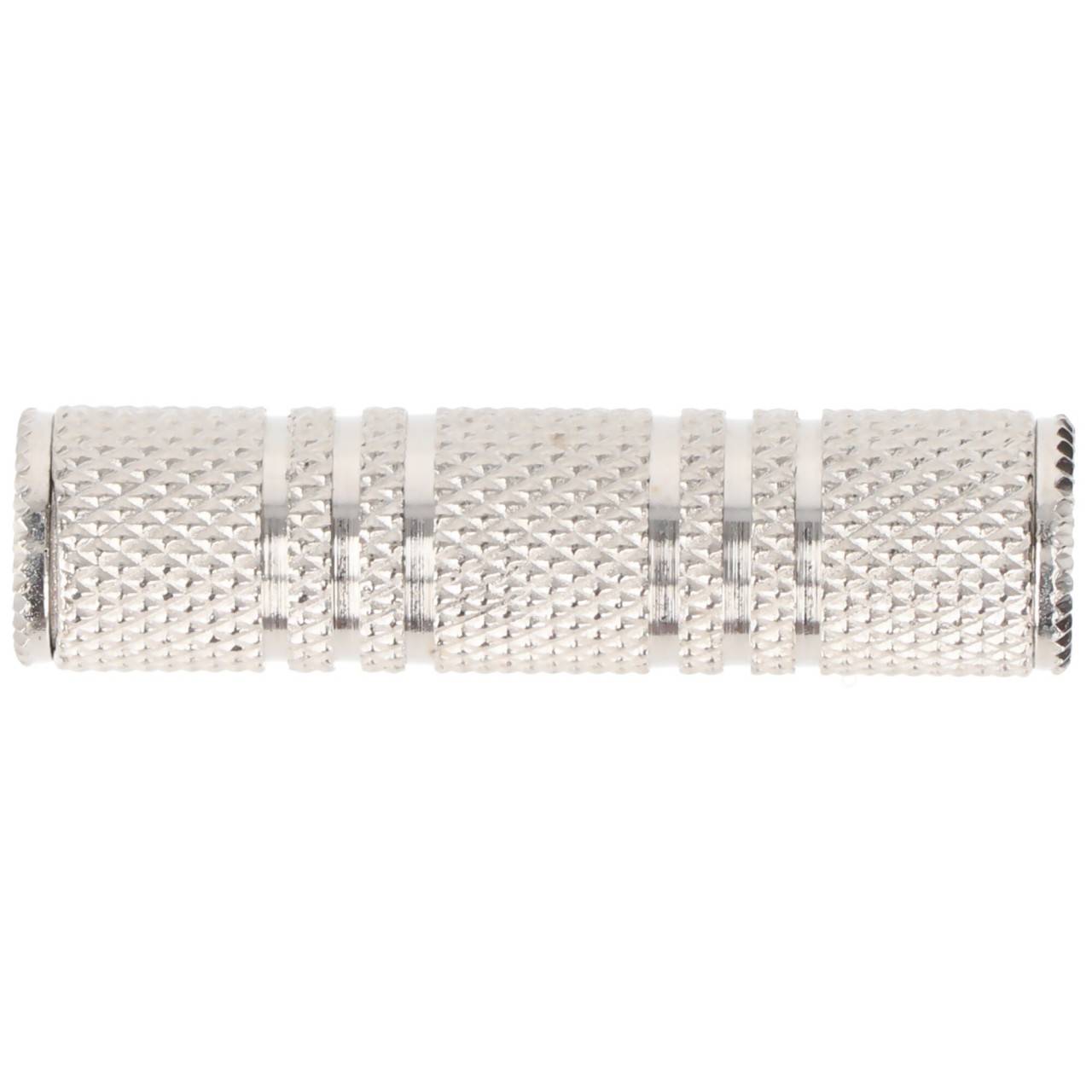 Goobay Kopfhörer-Adapter, AUX-Klinke 3,5 mm, Buchse zu Buchse, Metallausführung - 1x 3,5-mm-Klinkenbuchse (3-polig,...-3