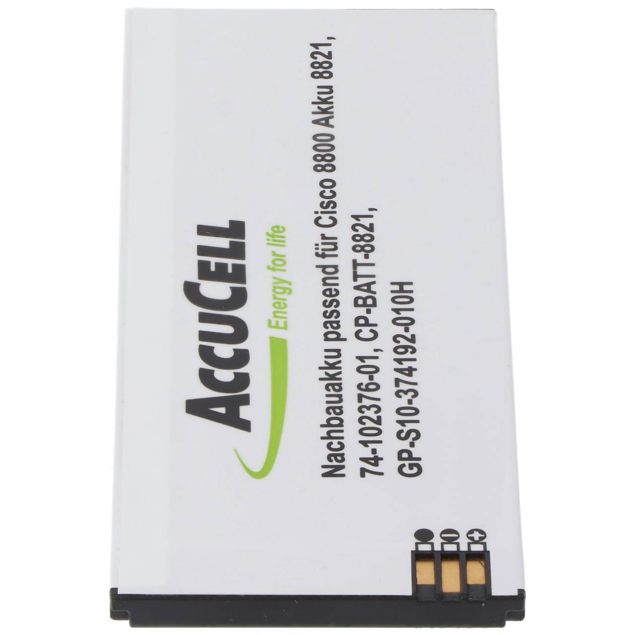 2200mAh Akku passend für den Cisco 8800 Akku 8821, 74-102376-01, CP-BATT-8821, GP-S10-374192-010H – Perfekter Ersatz...-1