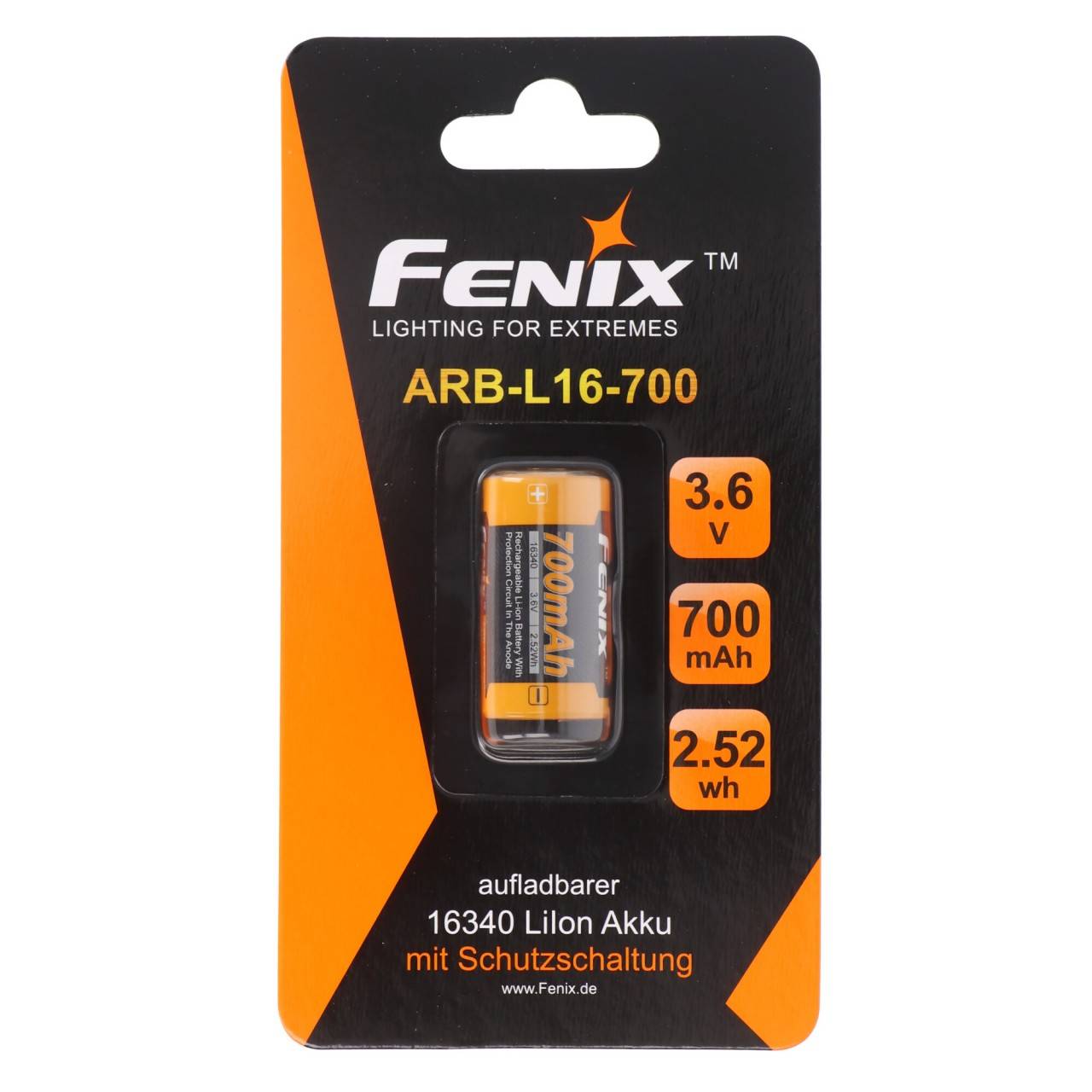 CR123 A Li-ion Batterie wiederaufladbar 3,6-3,7 Volt min.700mAh, typisch 760mAh, max. 820mAh, 35x16mm mit AkkuShop...-0