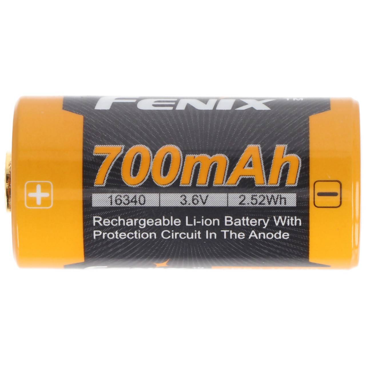 CR123 A Li-ion Batterie wiederaufladbar 3,6-3,7 Volt min.700mAh, typisch 760mAh, max. 820mAh, 35x16mm mit AkkuShop...-2