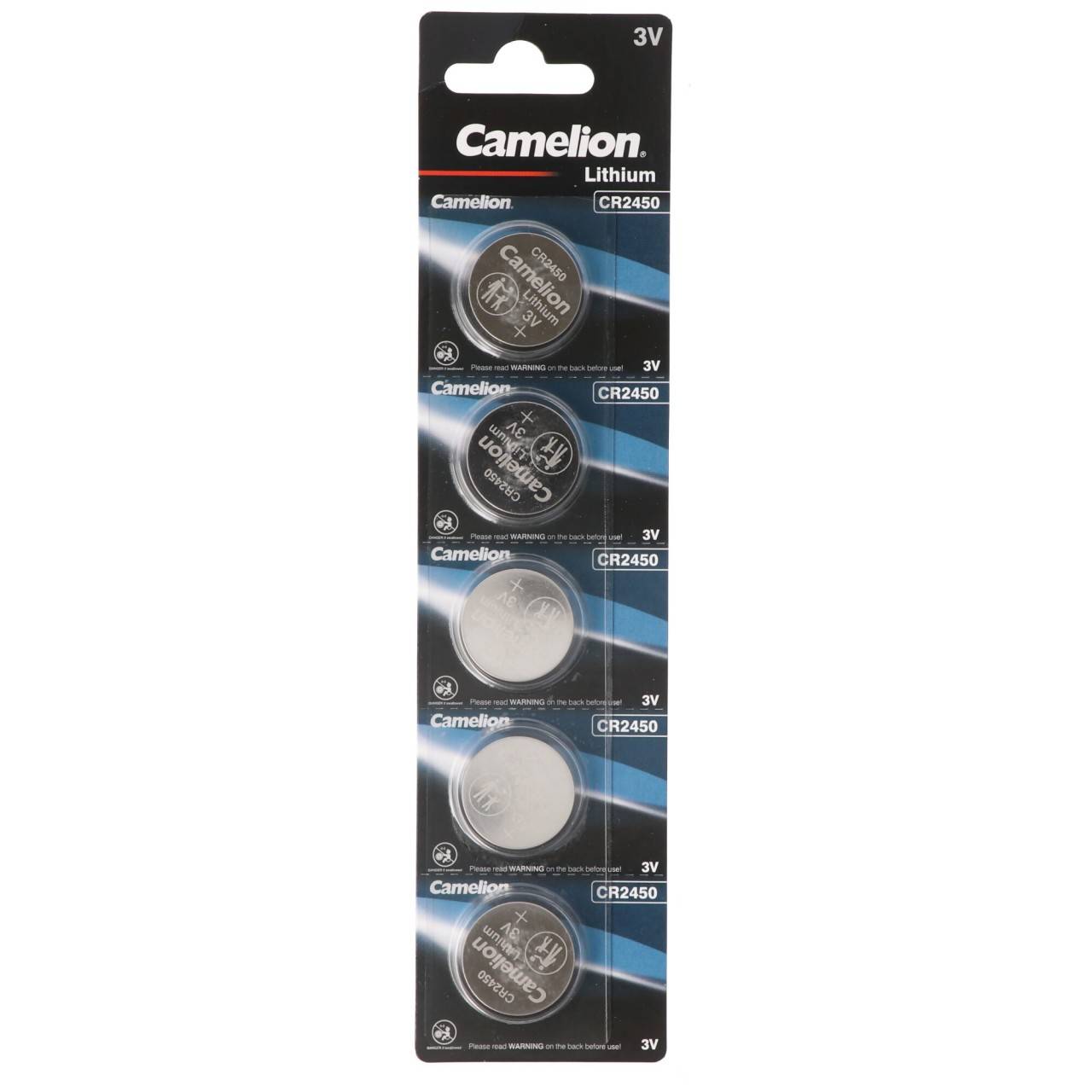 Camelion CR2450 Lithium Batterie im praktischen 5er Set-0