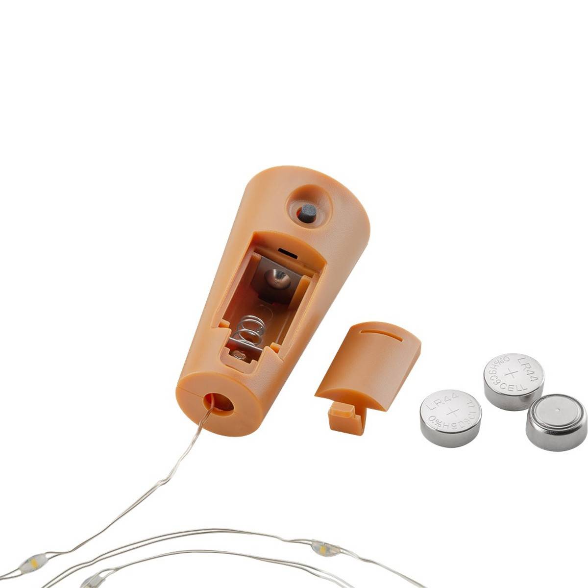 10 Stück LED-Flaschenlicht Lichterkette inklusive Batterien, die Beleuchtung ideal für Glasflaschen-4