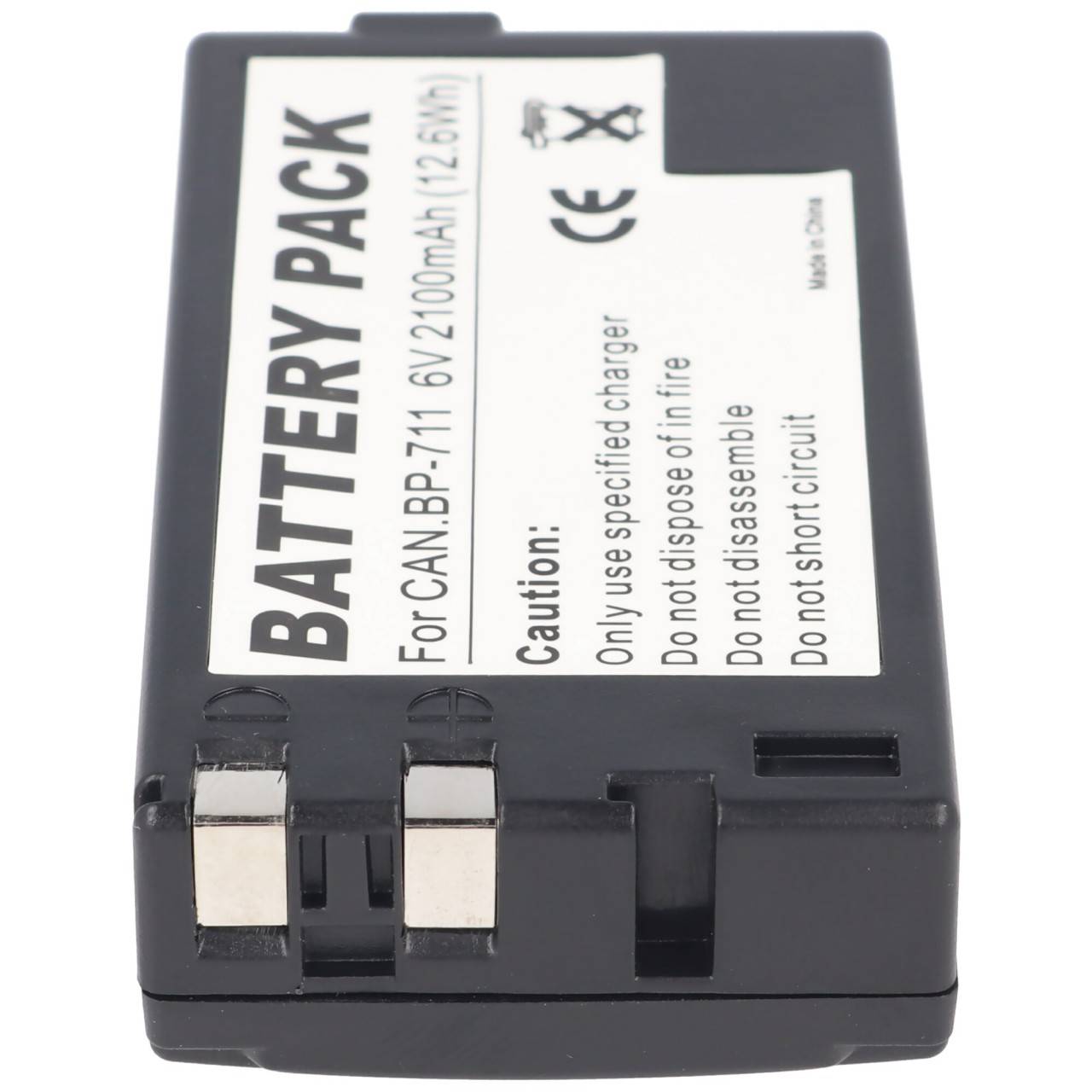 AccuCell Akku passend für Duracell DR12, DR-12, NiMH 2100mAh-4