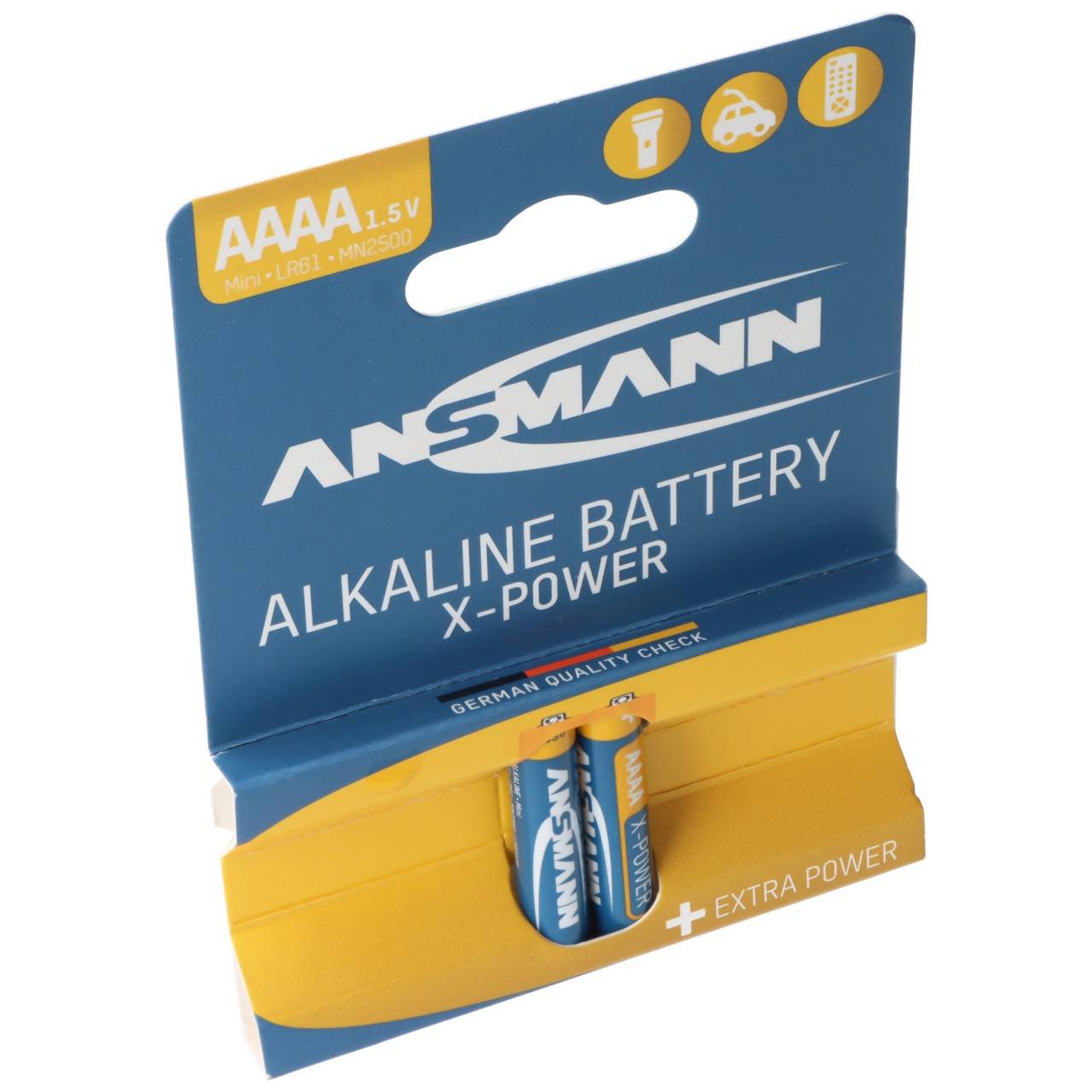 41,9 x 7,9mm AAAA Alkaline Batterie LR61 AAAA im 2er Pack-2