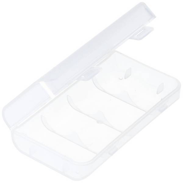 Keeppower Box für 2x 18650 transparent M3, nur geeignet für Akku bis max. 69,5mm