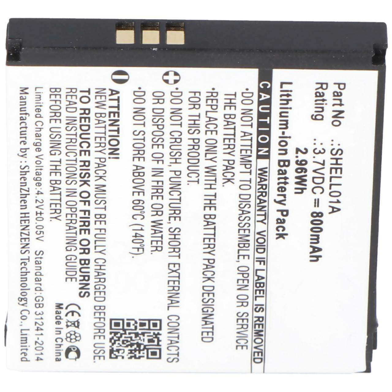 Akku passend für den Primo by Doro Li-ion battery RCB01P01 3,7V, 1200mAh-2