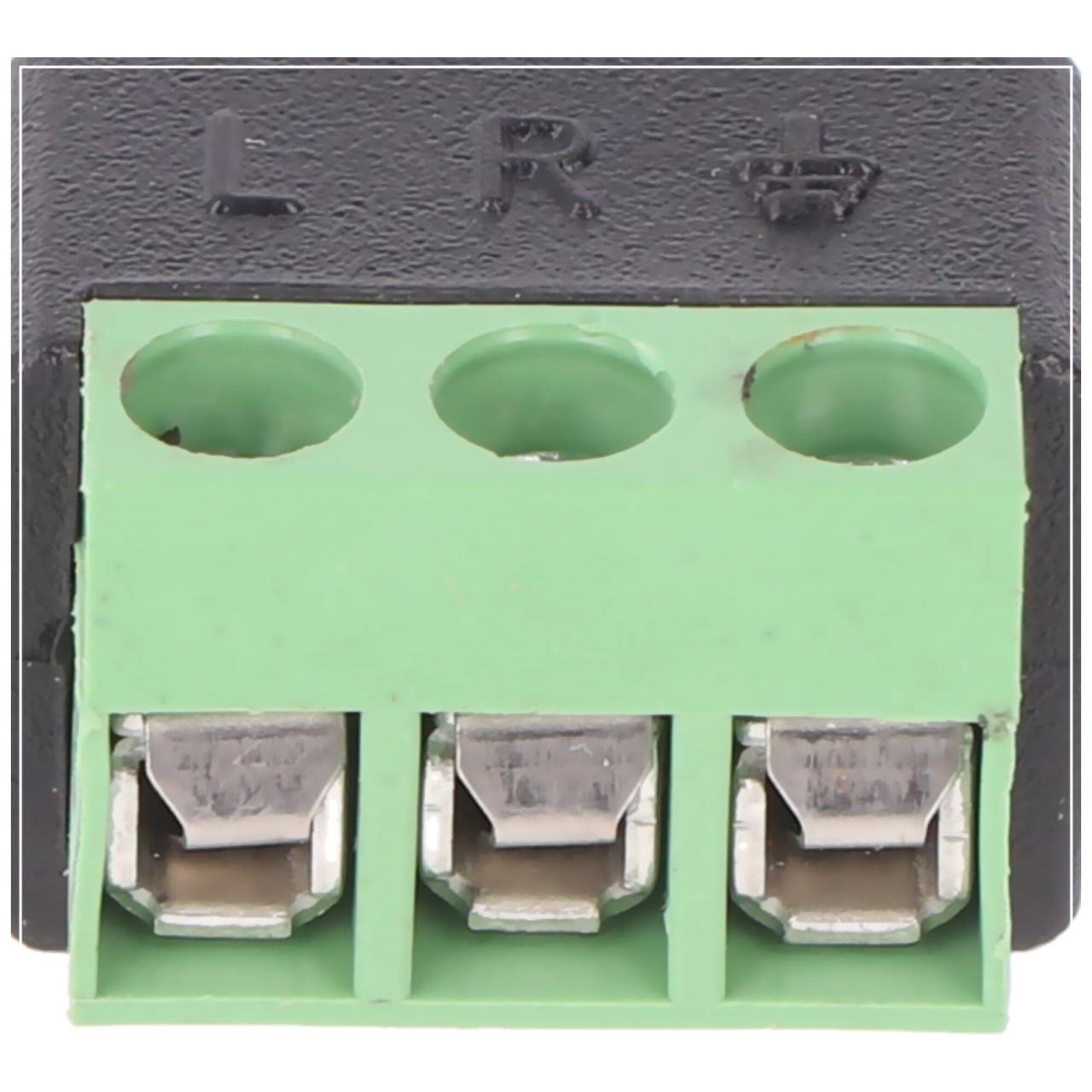 Goobay Terminal Block 3-pin > Klinke 3,5 mm Buchse (3-Pin, stereo) mit Schraubbefestigung-4
