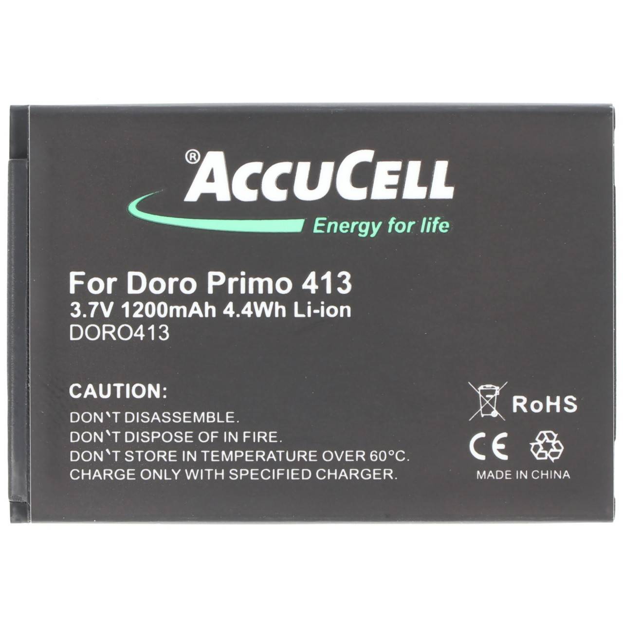 Akku passend für den Doro Primo 413 Akku RCB413 3,7 Volt 1200mAh-1