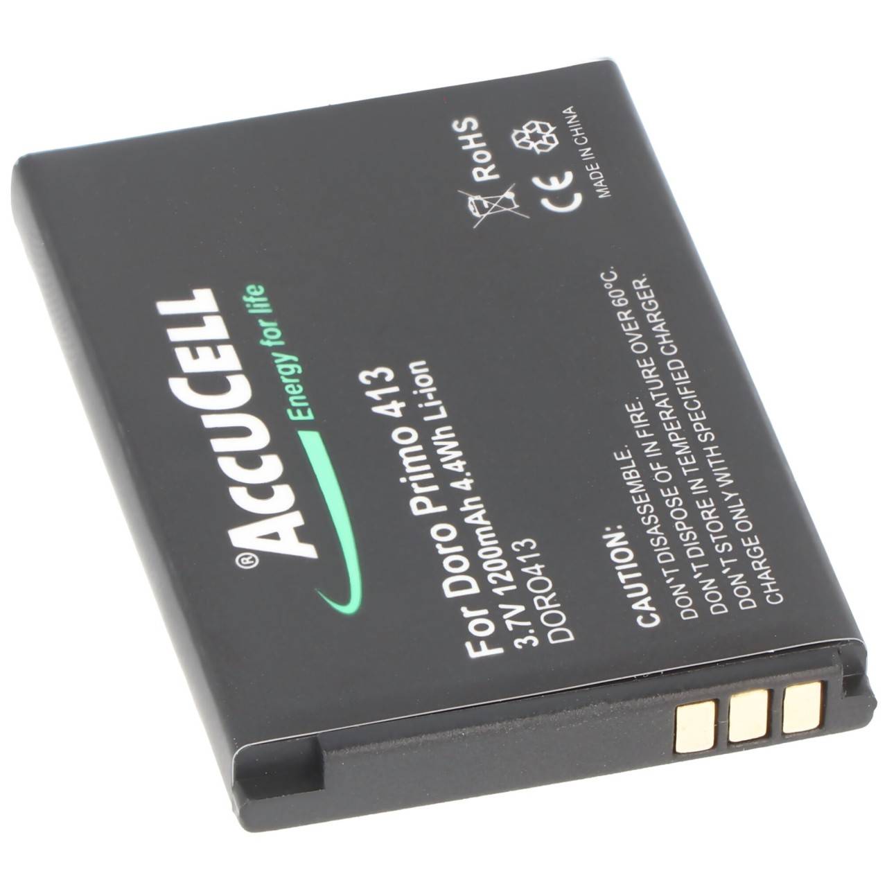 Akku passend für den Doro Primo 413 Akku RCB413 3,7 Volt 1200mAh-3