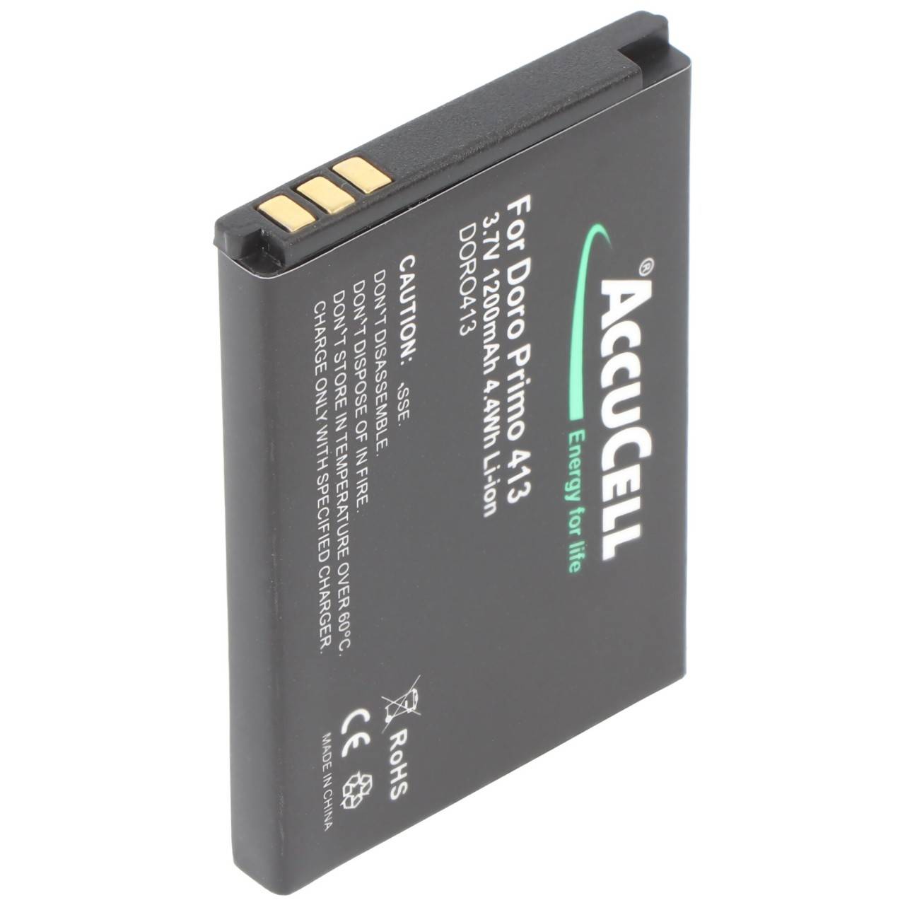 Akku passend für den Doro Primo 413 Akku RCB413 3,7 Volt 1200mAh-4