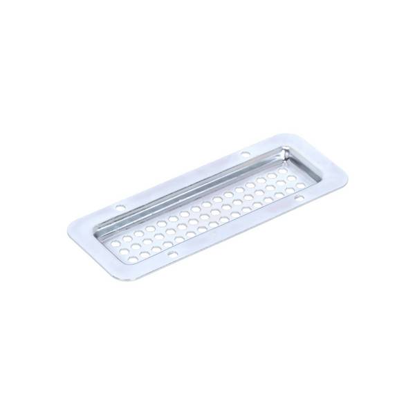 Adam Hall Hardware 8794 - Kleine Lüftungsschale, rechteckig, Stahl, verzinkt