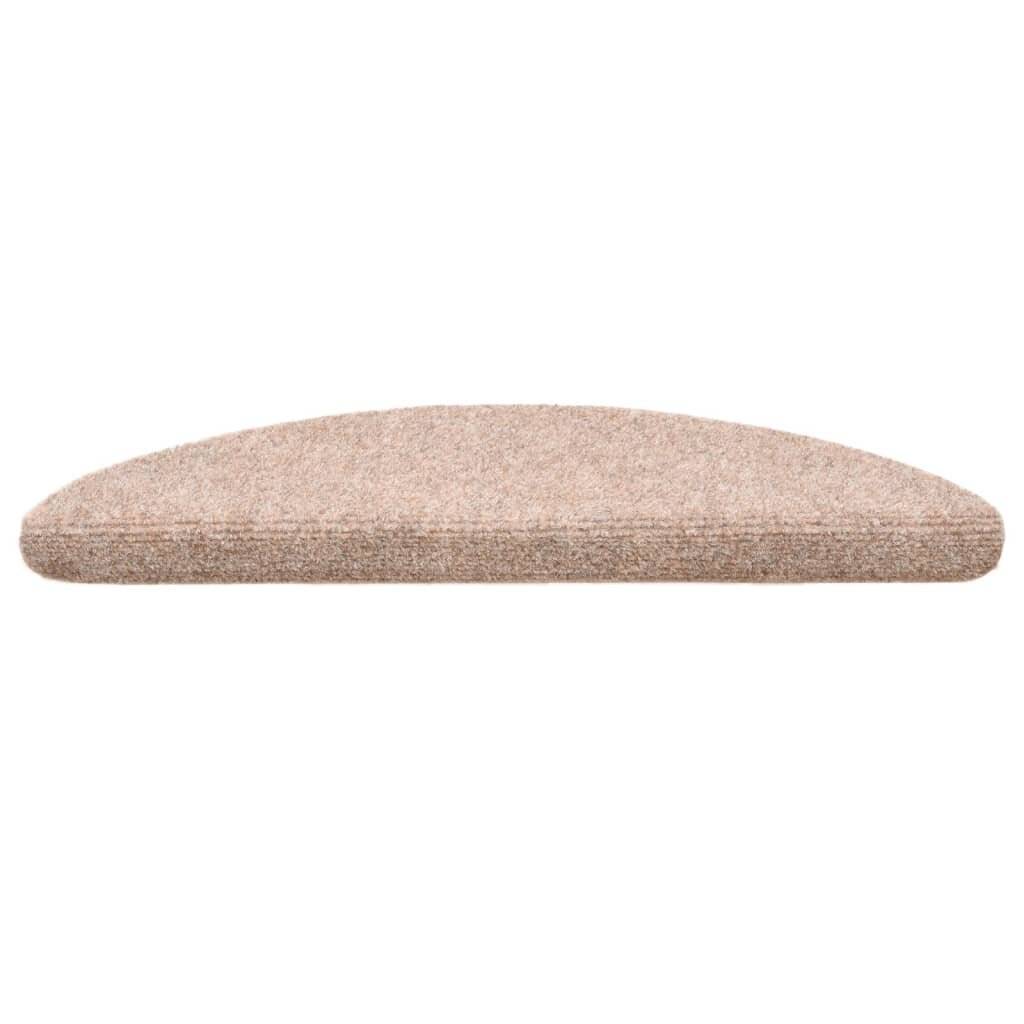Selbstklebende Treppenmatten 5 Stk. Braun 54x16x4 cm Nadelvlies-5