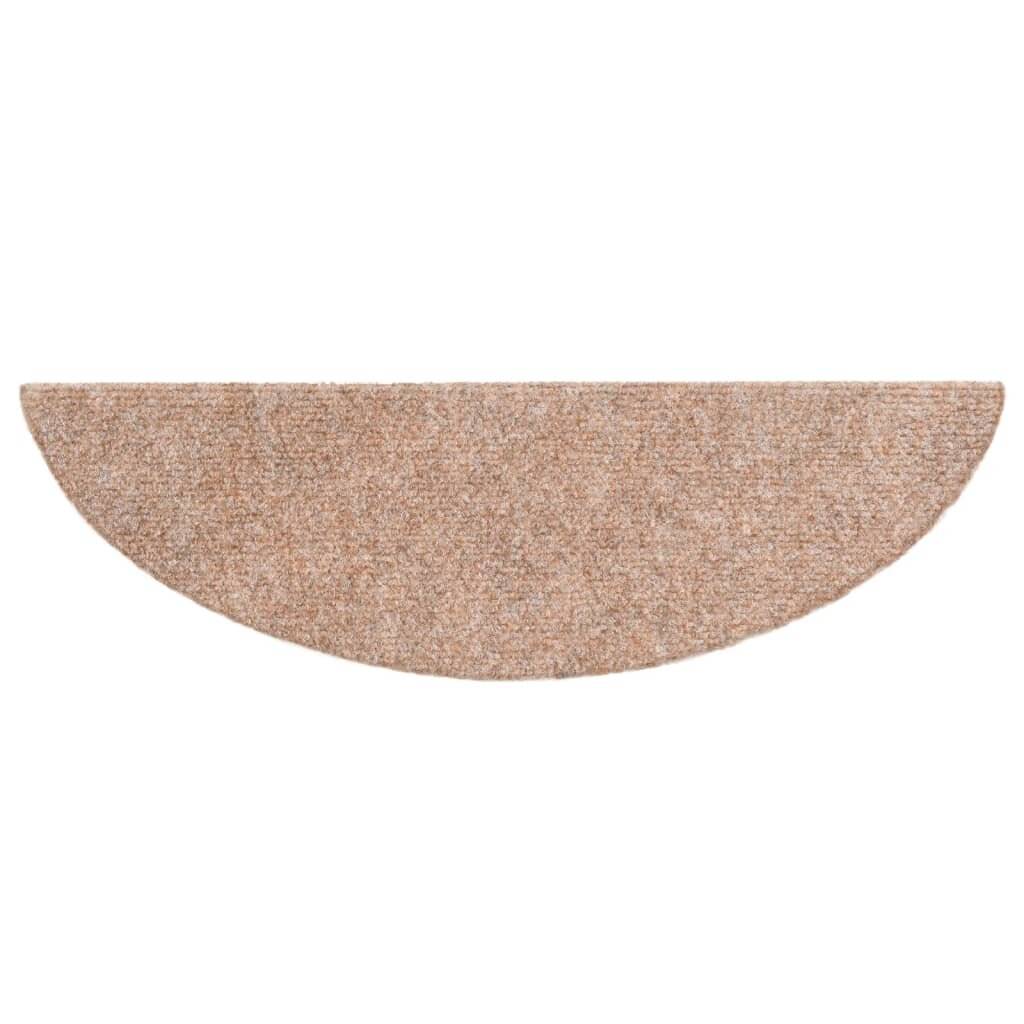 Selbstklebende Treppenmatten 5 Stk. Braun 54x16x4 cm Nadelvlies-4