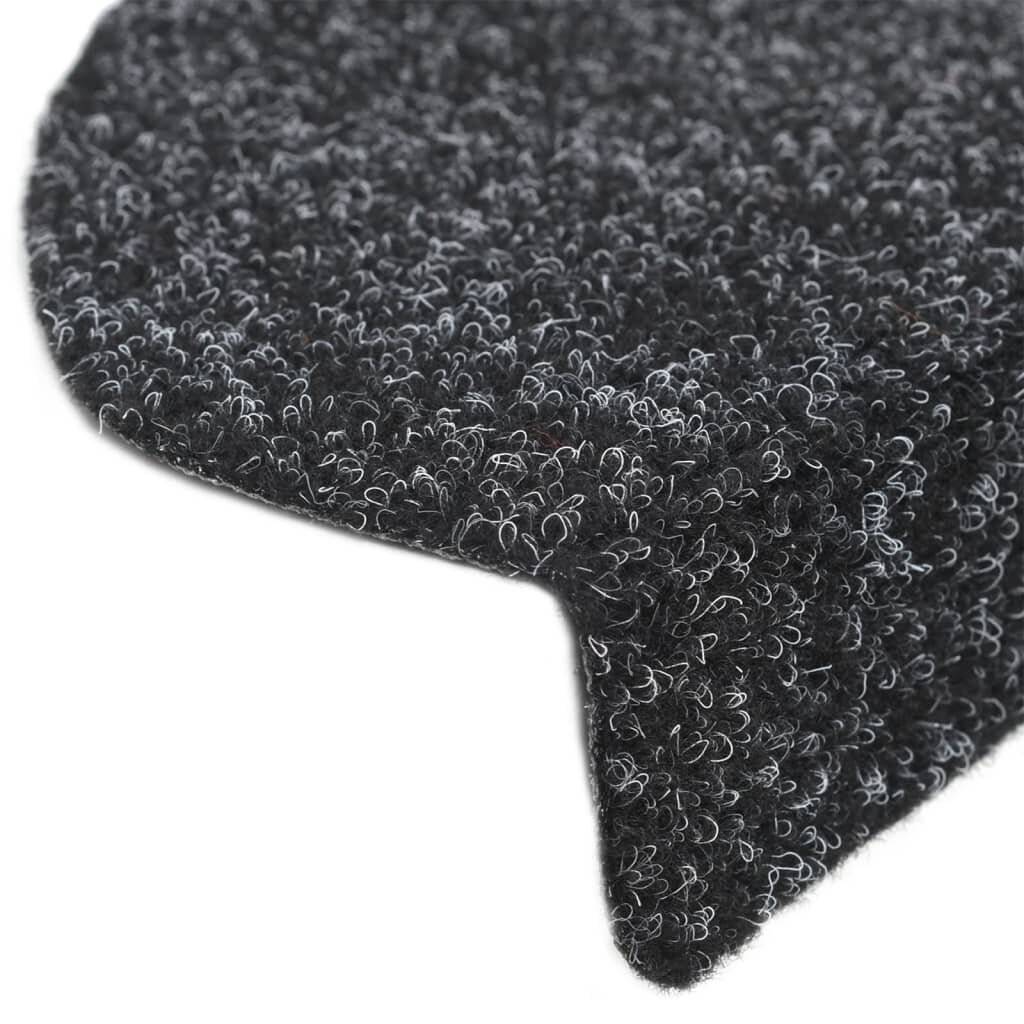 Treppenmatten Selbstklebend 5 Stk. Schwarz 65x21x4cm Nadelvlies-6