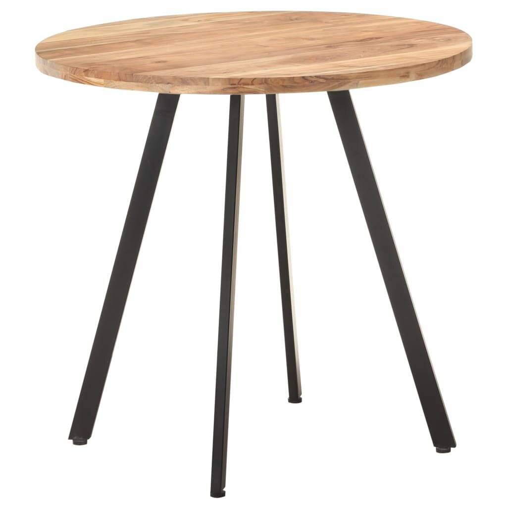 vidaXL Esstisch 80 cm Massivholz Akazie-6