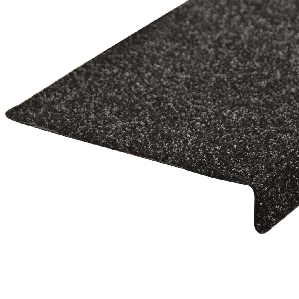 Treppenmatten 5 Stk. Schwarz 65x25 cm Nadelvlies-5