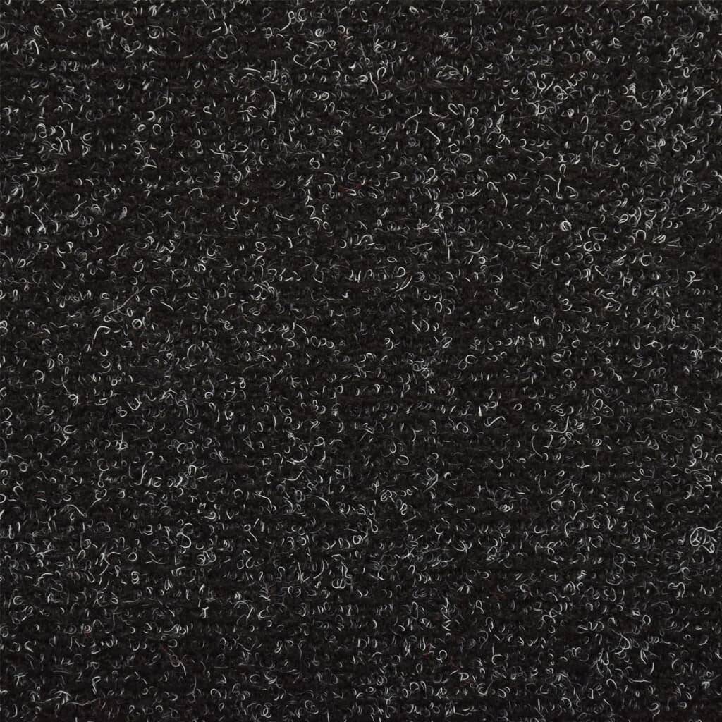 Treppenmatten 5 Stk. Schwarz 65x25 cm Nadelvlies-2