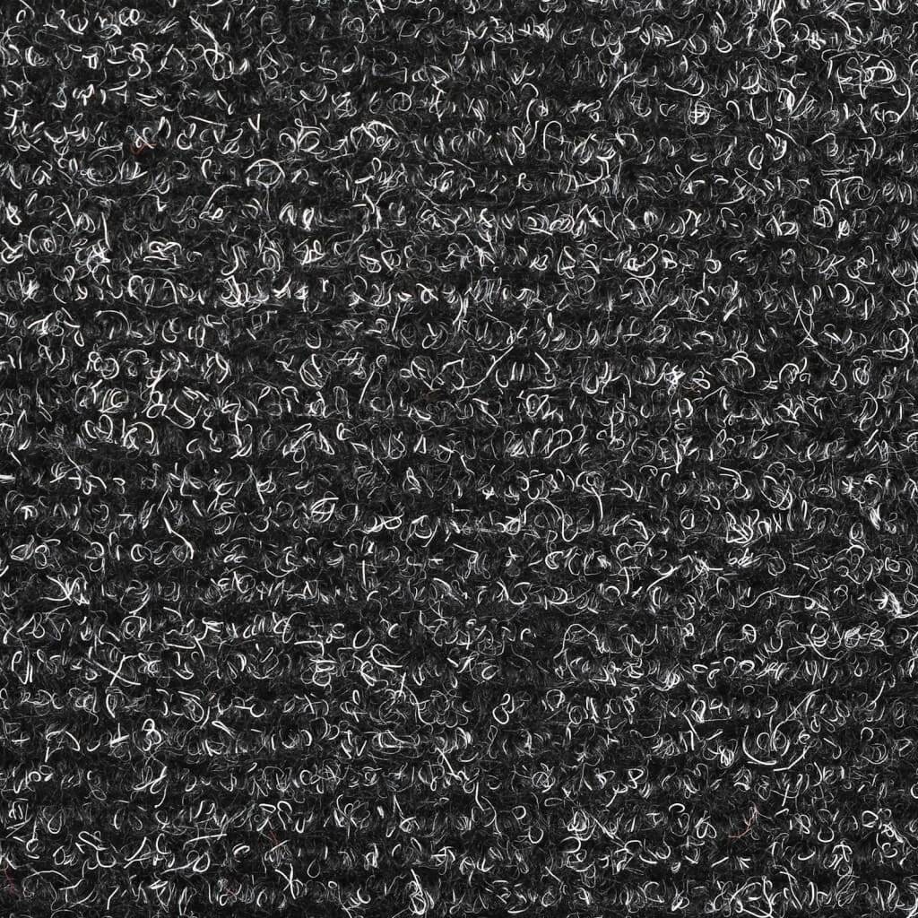 Selbstklebende Treppenmatten 10 Stk. Dunkelgrau 65x21x4 cm-2