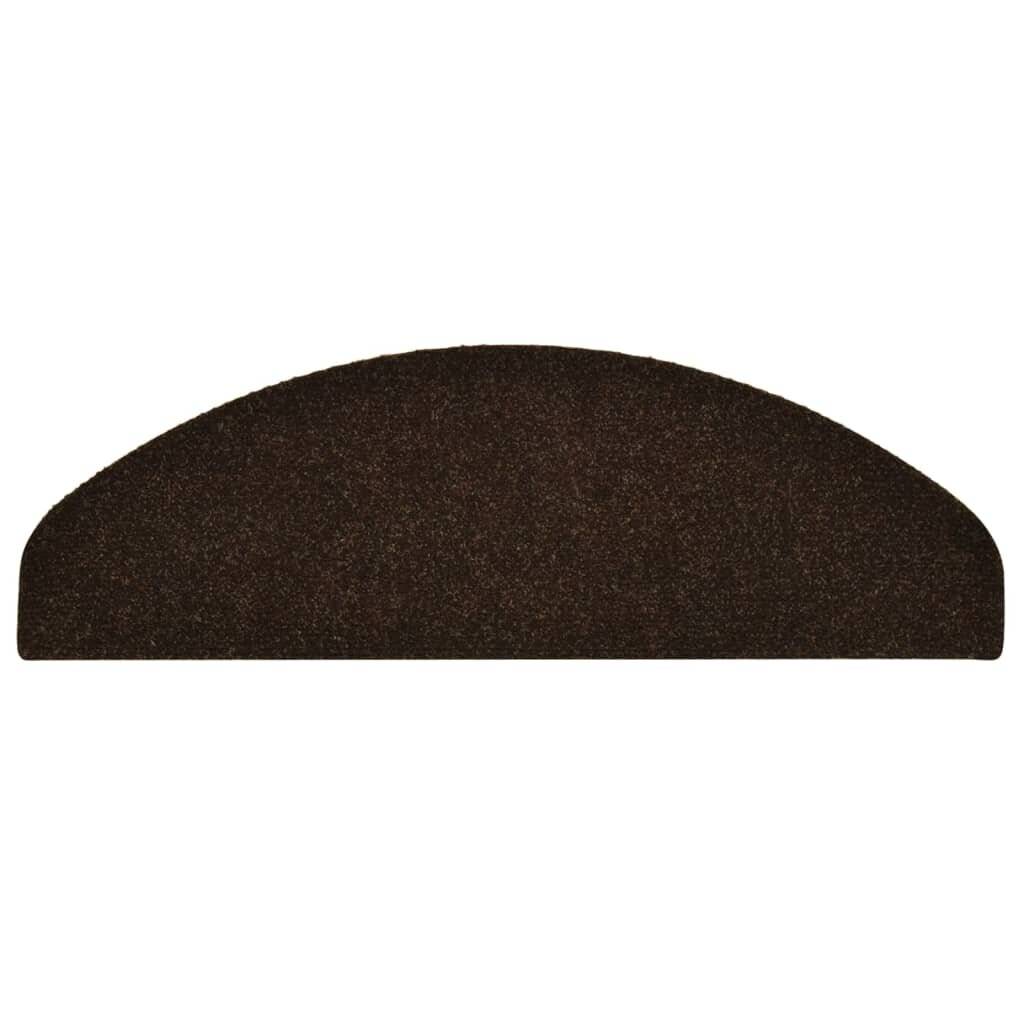 Selbstklebende Treppenmatten 5 Stk. Braun 65x21x4cm Nadelvlies-5