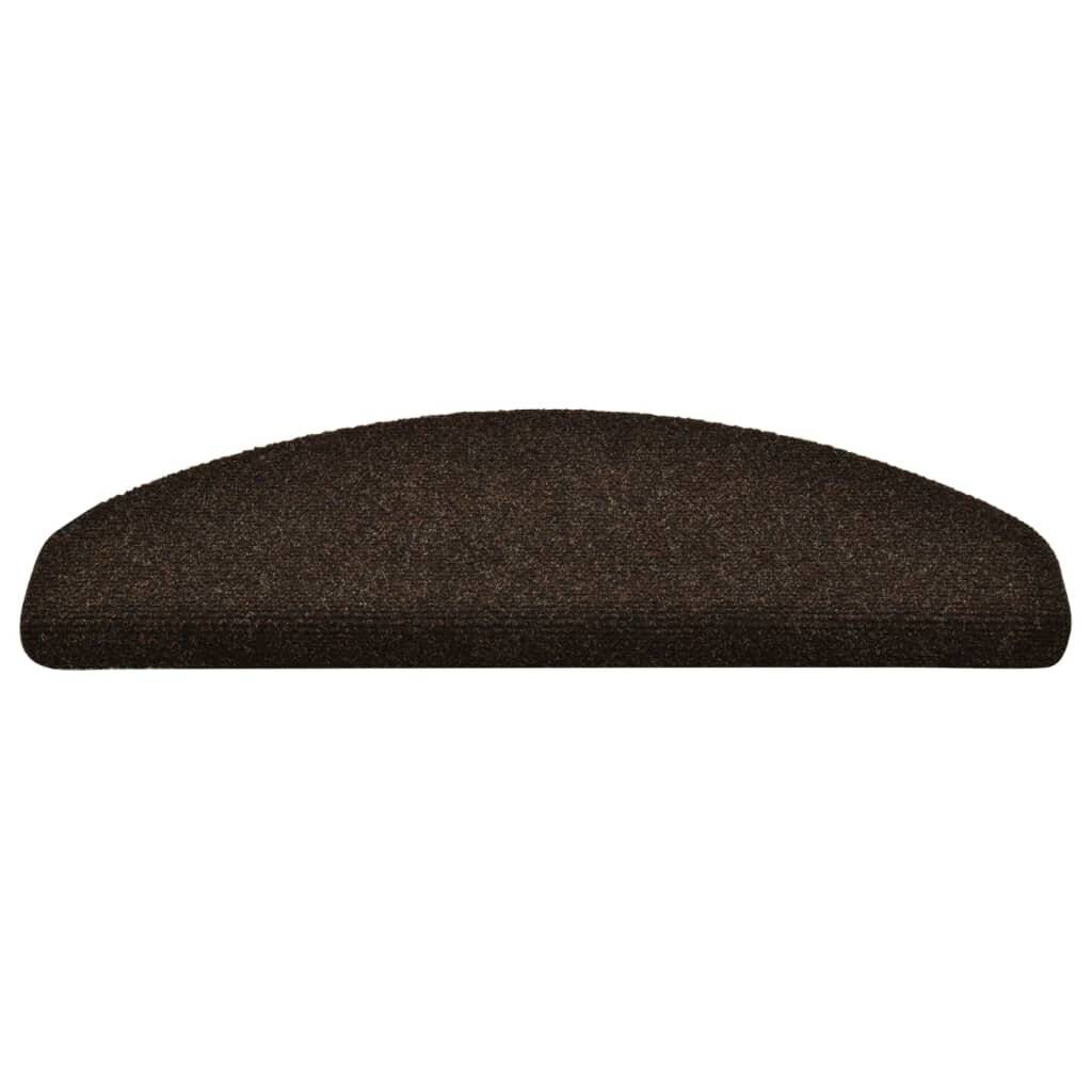 Selbstklebende Treppenmatten 5 Stk. Braun 65x21x4cm Nadelvlies-4