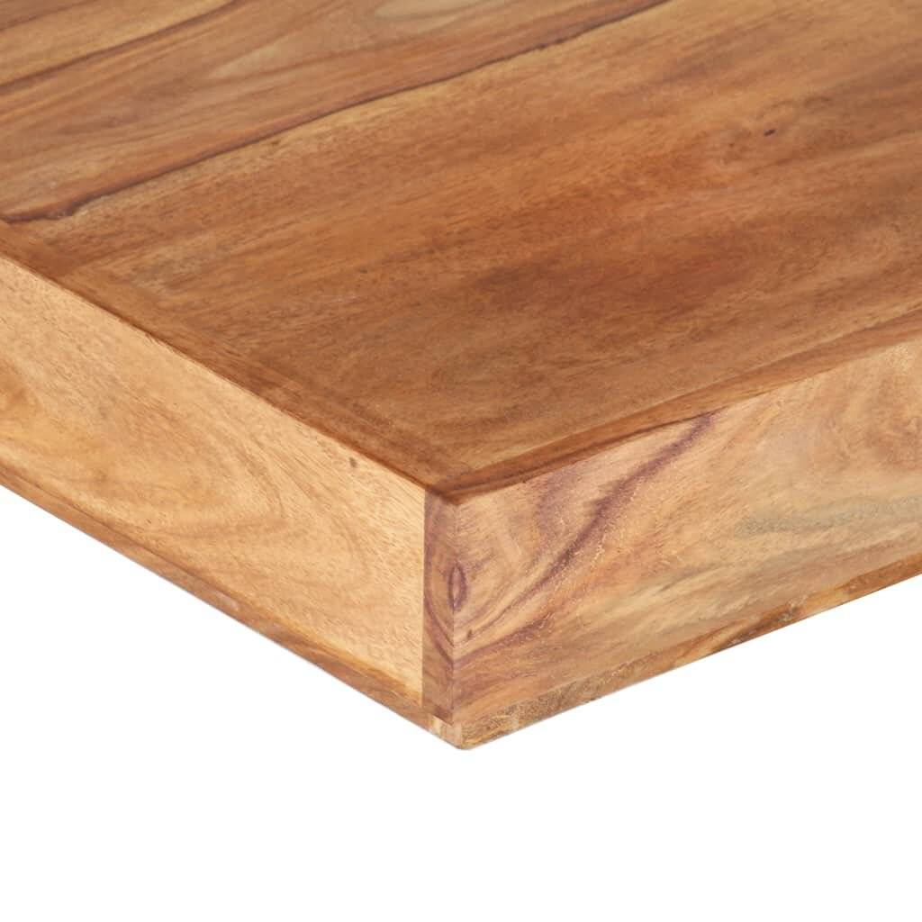 Couchtisch 45x45x40 cm Massivholz-5
