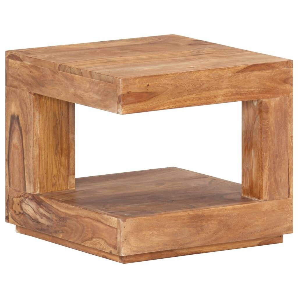 Symbolbild für Couchtisch 45x45x40 cm Massivholz