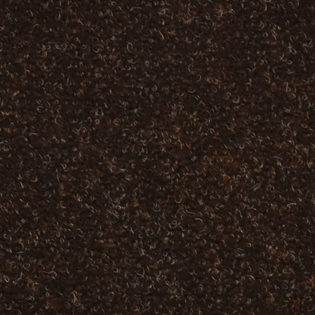 Selbstklebende Treppenmatten 10 Stk. Braun 56x17x3cm Nadelvlies-2