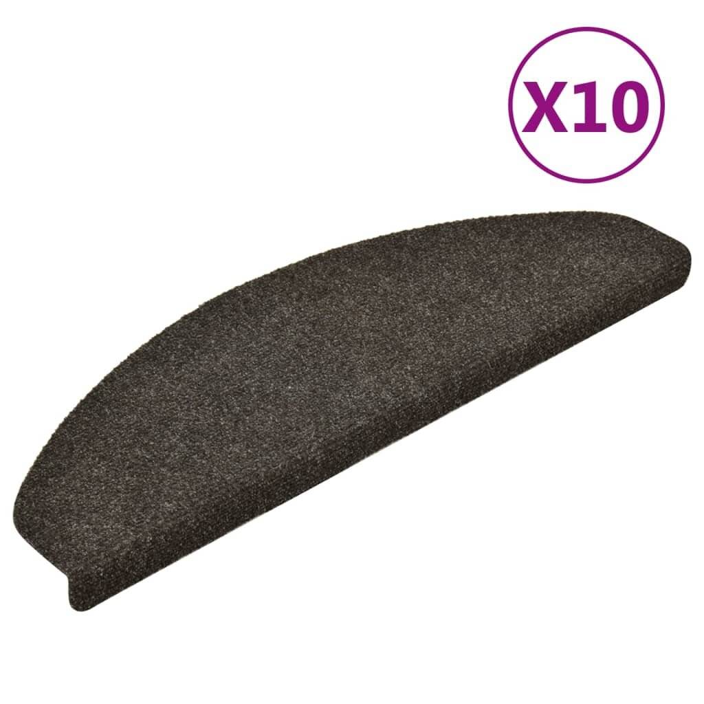 Selbstklebende Treppenmatten 10 Stk. Hellbraun 65x21x4cm-1