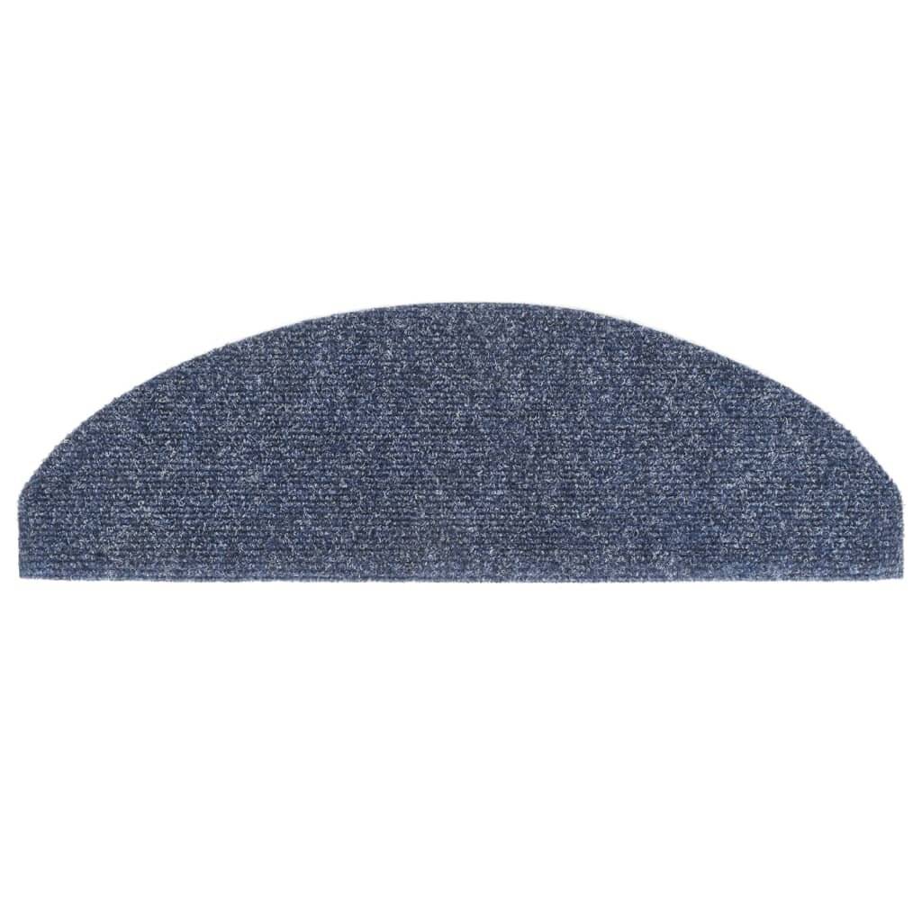 Selbstklebende Treppenmatten 5 Stk. Blau 65x21x4cm Nadelvlies-5