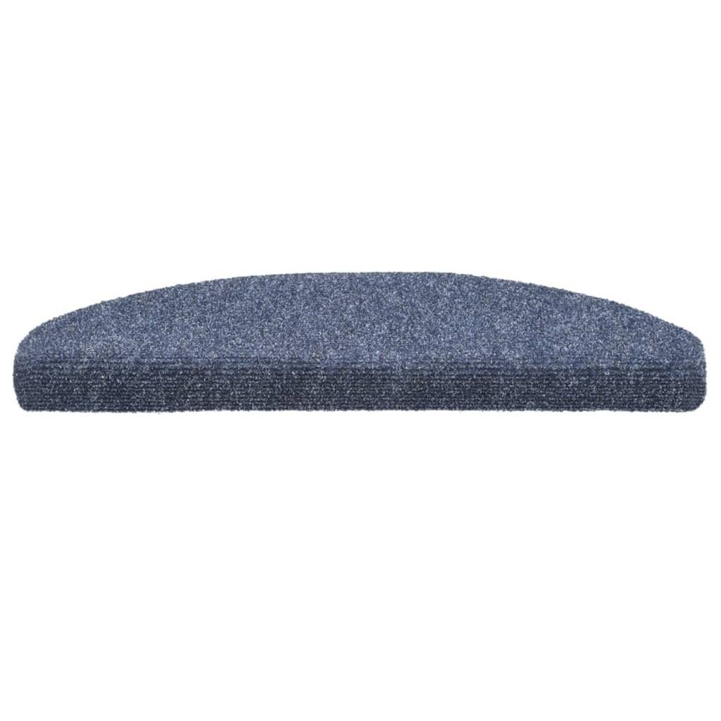 Selbstklebende Treppenmatten 5 Stk. Blau 65x21x4cm Nadelvlies-4