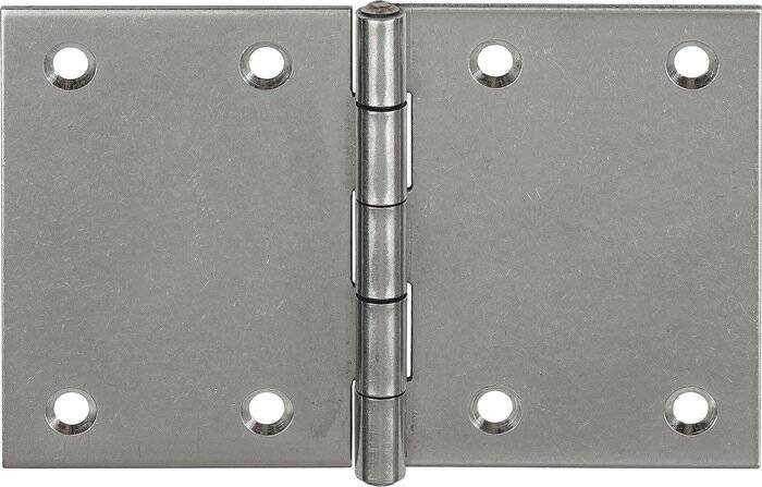 Scharnier 1.4301 10504 H.50mm B.75mm S.1,2mm VA gerollt,breit VORMANN-4