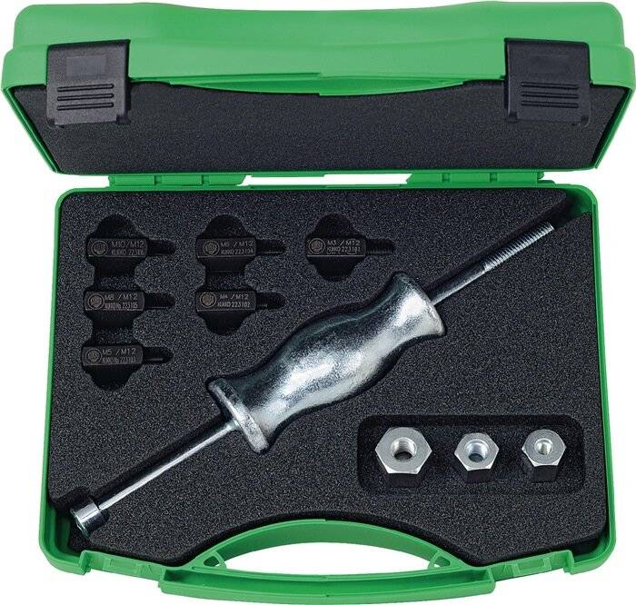Gleithammersatz KS-22-01 10-tlg.im Ku.-Koffer KUKKO-0